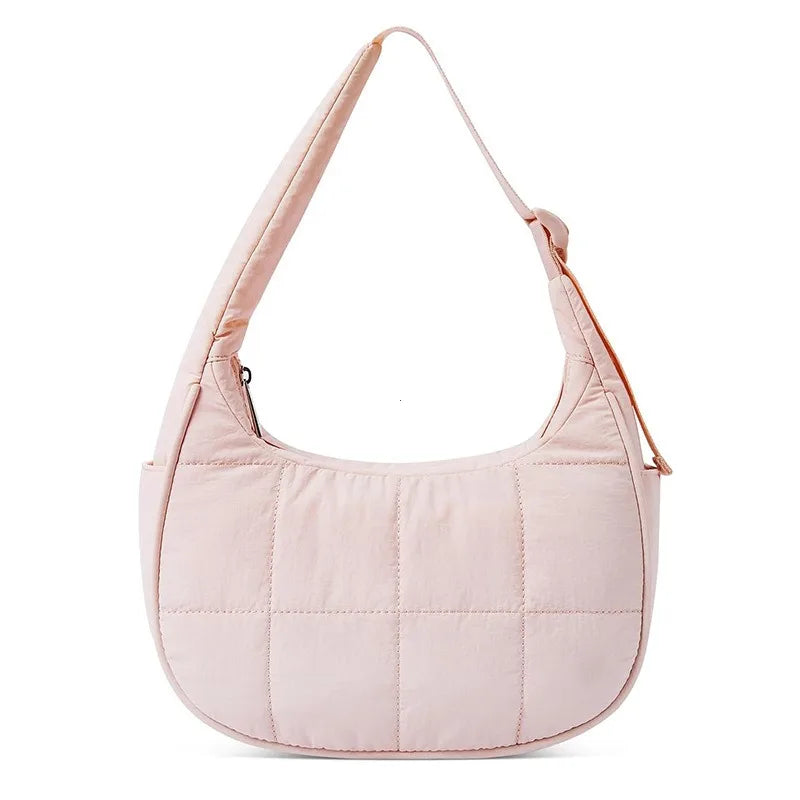 Quilted Puffer Shoulder Bag - BAGS