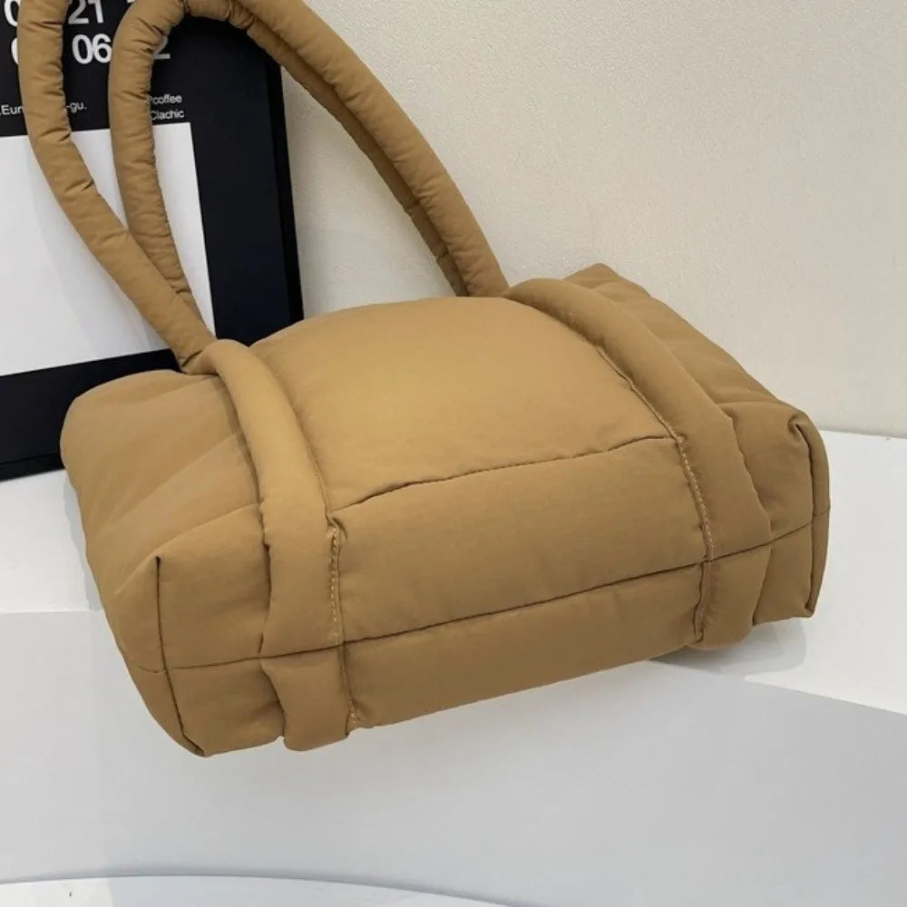 Large Capacity Nylon Shoulder Tote Bag - BAGS