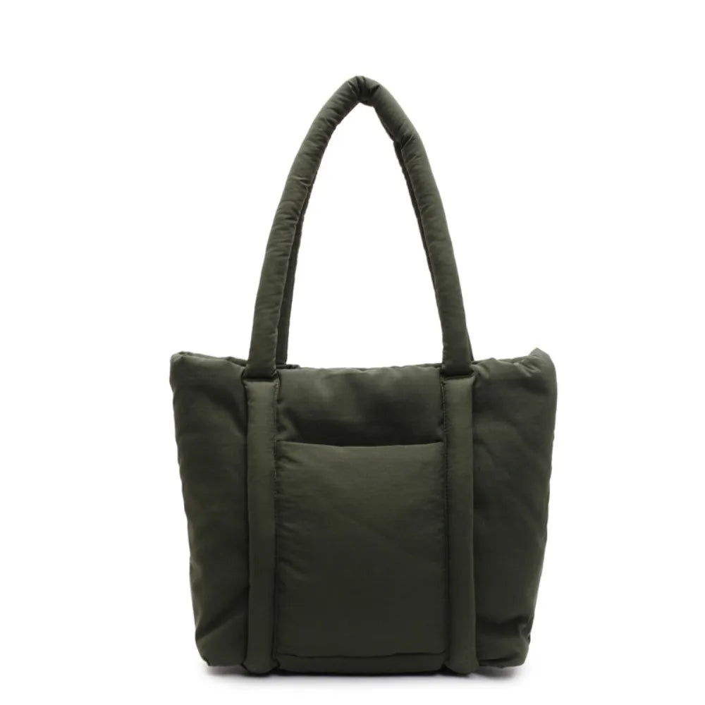 Large Capacity Nylon Shoulder Tote Bag - BAGS