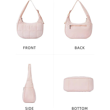 Quilted Puffer Shoulder Bag - BAGS
