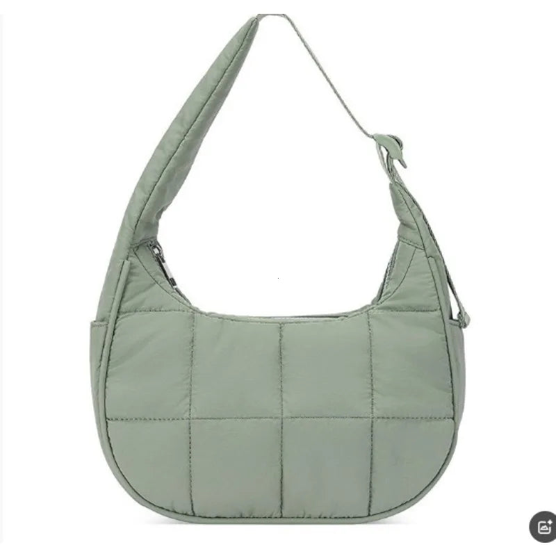 Quilted Puffer Shoulder Bag - BAGS