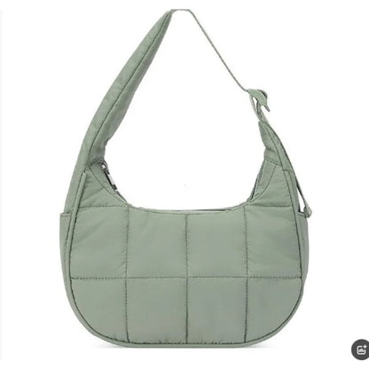 Quilted Puffer Shoulder Bag - BAGS